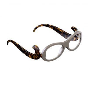 sleeg completo con astine color havana e clip occhiale da vista color grigio
