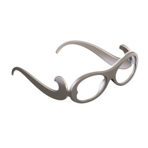 sleeg completo con astine color grigio e clip occhiale da vista color grigio